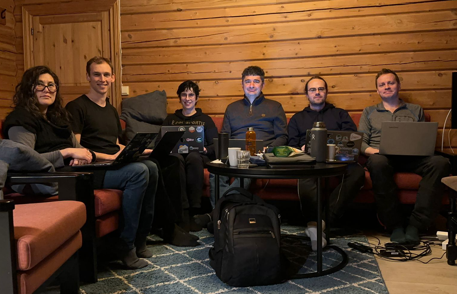 Picture of all the participants at Geilo during the workathon