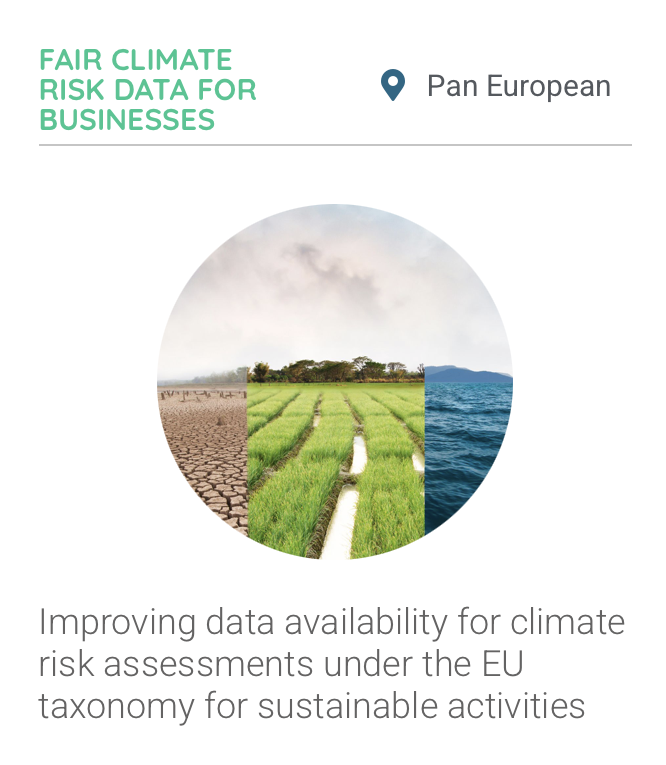 FAIR Climate Risk Data for Businesses